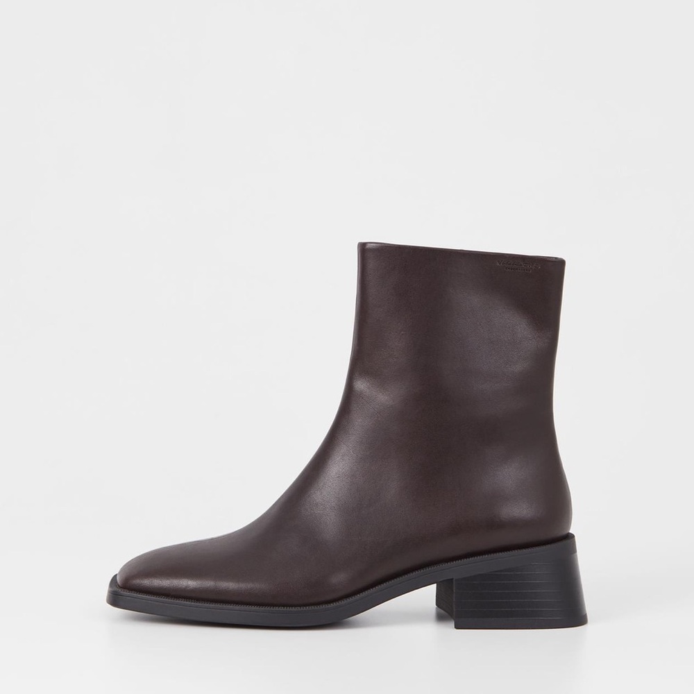 Vagabond Blanca Brown Leather Ankle Boots